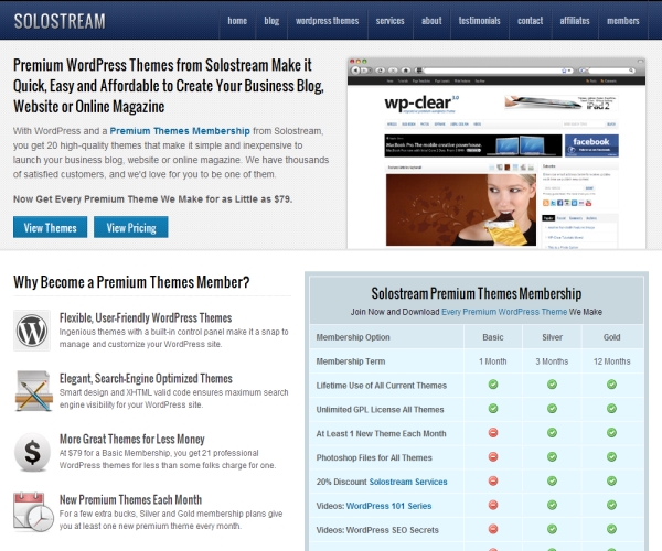 Solostream Premium WordPress Themes