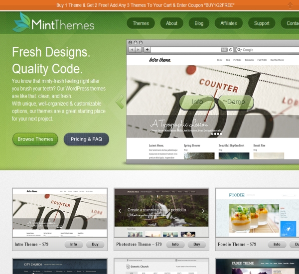 Mint Themes WordPress Themes