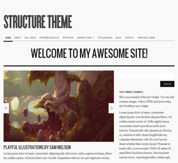 Organic Themes Structure Theme 