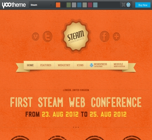 Yootheme Steam WordPress Theme