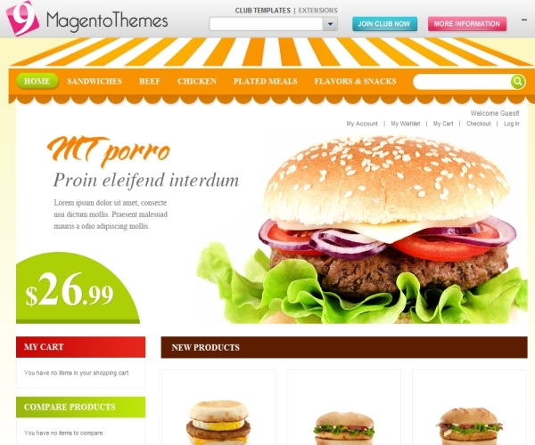 MT Porro Premium Magento Food Store Theme 