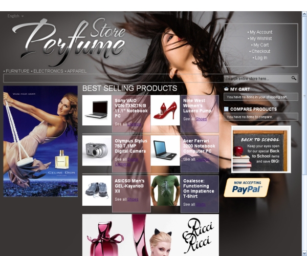 Perfume Store-Premium Magento theme for online perfume stores