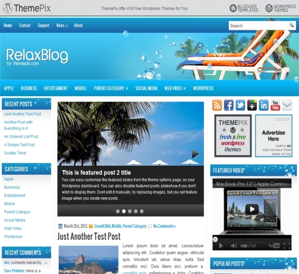 Themepix RelaxBlog Theme