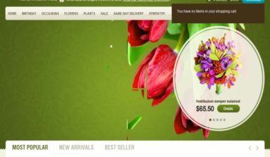 Flower Magento Theme – Gala Bouquets