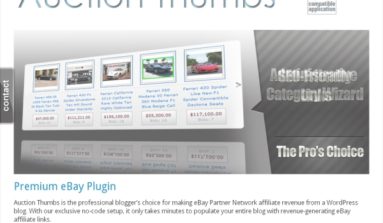Auction Thumbs Plugin Review- A Premium WordPress plug-in for creating eBay Partner network sites