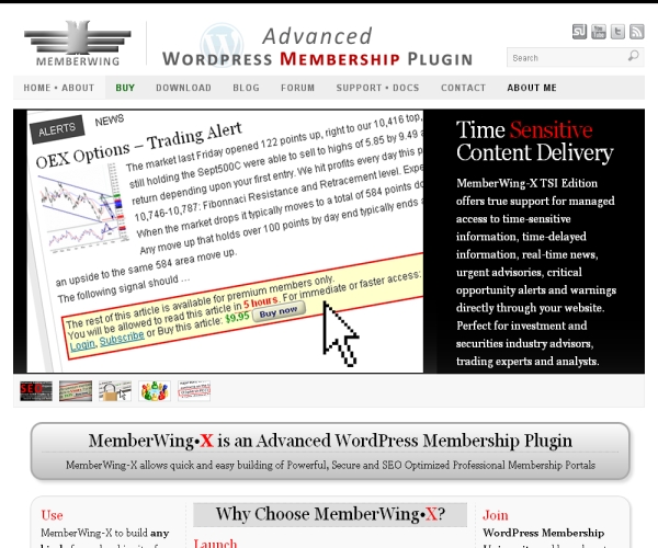 Member Wing-Premium WordPress plug-in