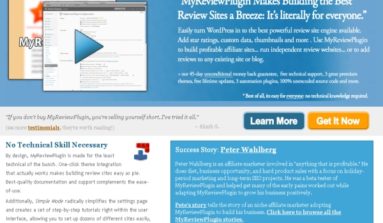 “My Review” Plug-in Review-A Premium Plugin for WordPress Review Sites