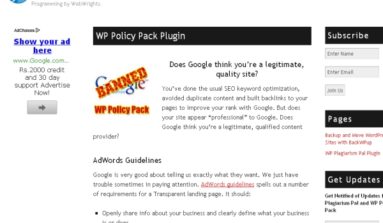 WP Policy Pack Plug-In Review- A Premium plugin for better search ranking for WordPress sites